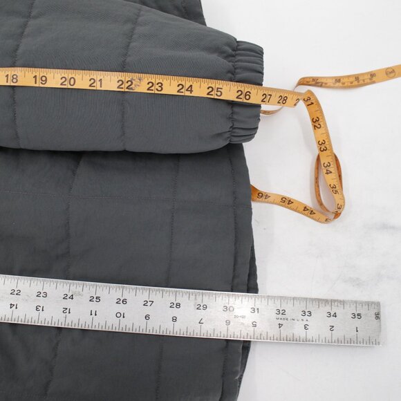 Patagonia Shirt Jacket Men XL Isthmus Quilted Snap Sherpa lined Nylon Forge gray - Picture 9 of 16